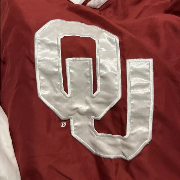 Oklahoma Sooners Pull Over Jacket Adult Size Medium NCAA Fan School - Picture 3 of 3